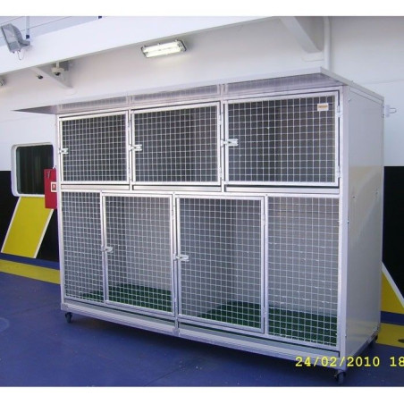 Cage d'hospitalisation vétérinaire chiens chats modulaire | Ferranti