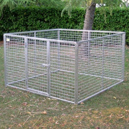 Enclos pour Chien mod. Bas en treillis galvanisé | Ferranti
