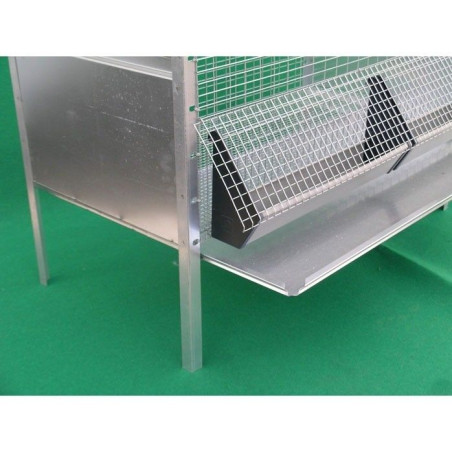 Cage à Poussin en Treillis Galvanisé avec Accessoires | Ferranti
