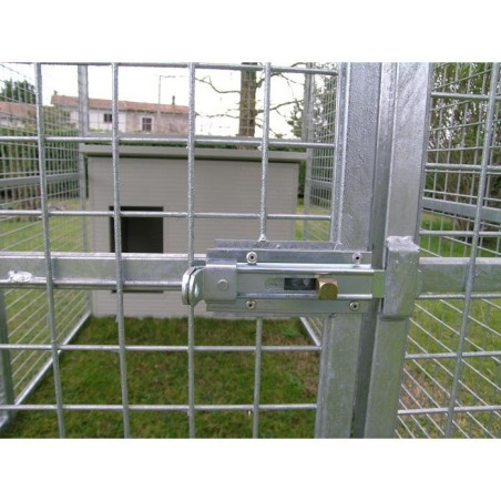Chenil mod. Eco + Niche pour chien Doberman, toit isolé | Ferranti