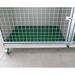 PINNKL Cage pour Chat d'intérieur, Cage Amovible en métal pour