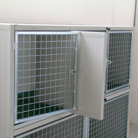 Cage d'hospitalisation vétérinaire chiens chats modulaire | Ferranti