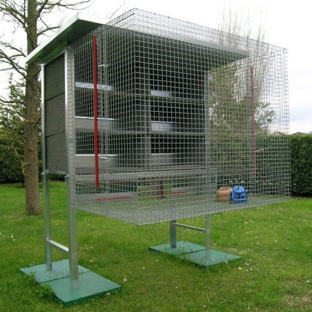 Pigeonnier Volière pour 6 Couples de Pigeons avec Nids | Ferranti