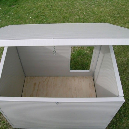 Chenil mod. Eco + Niche pour chien Doberman, toit isolé | Ferranti
