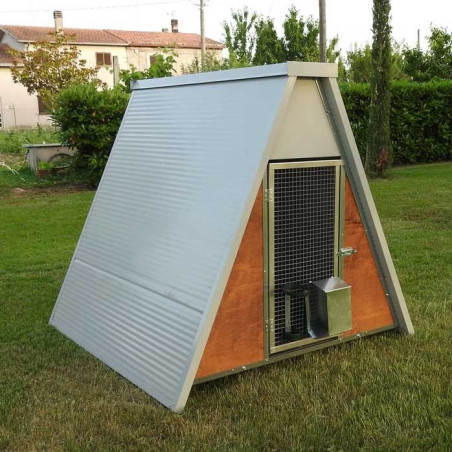 Petit Poulailler Isolé pour 8 Poules avec Fond Surélevé | Ferranti