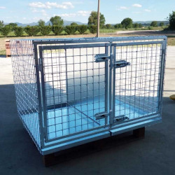 Caisse de Transport Chien Grillagé Sur Mesure