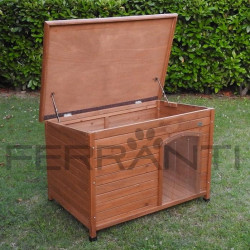 Niche en Bois pour Chiens de taille Moyenne