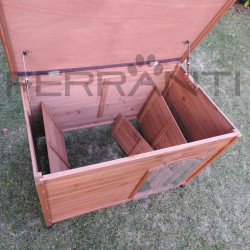 Niche en Bois pour Chiens de taille Moyenne