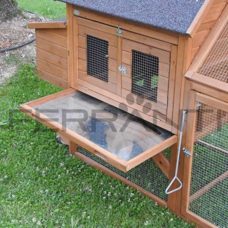 Poulailler Mobile sur Roues en Bois pour 4 Poules | Ferranti