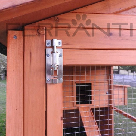 Poulailler en Bois pour 10 Poules avec Nid Triple et Accessoires | Ferranti